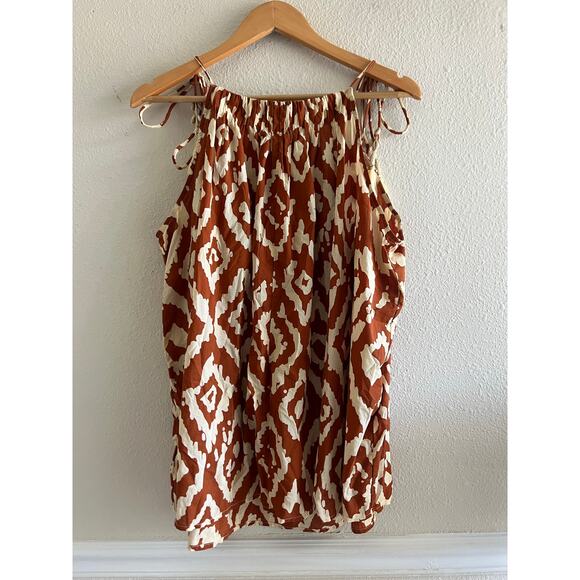 Haute Hippie oversized adjustable tasseled sleeves top size Large Boho Gypsy - Picture 3 of 10